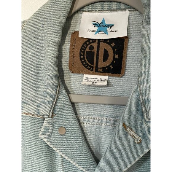 Vintage Disney Promotional Mickey Mouse Denim Jacket Excellent Condition Adult S - Picture 5 of 12
